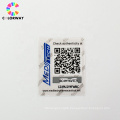 Customize warranty hot stamping ticket coupon, anti-fake sticker printing with Micro text